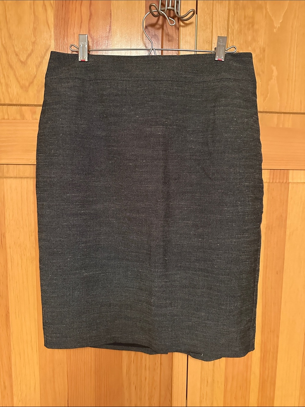 Ann Taylor Charcoal Gray Pencil Skirt